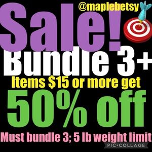 Bundle to save up to 50% off!